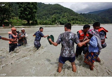 Devastazione in Nepal, India e Myanmar