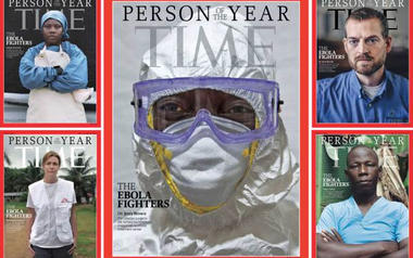Il Time ha scelto la persona dell’anno 2014. Premiati gli operatori anti-Ebola
