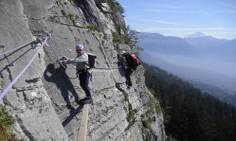 Kosovo, la prima via ferrata trentina